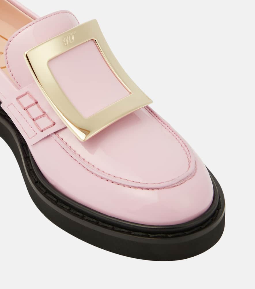 Roger Vivier Viv' Rangers patent leather loafers