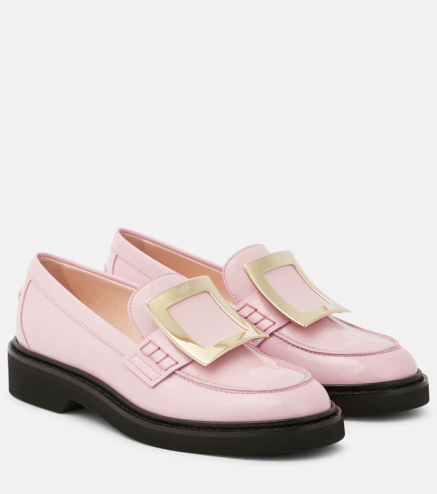 Roger Vivier Viv' Rangers patent leather loafers