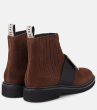 Roger Vivier Viv' Rangers suede Chelsea boots