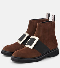 Roger Vivier Viv' Rangers suede Chelsea boots