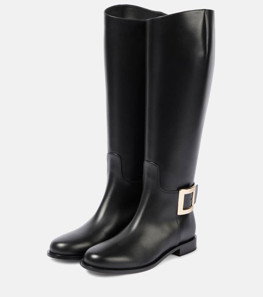 Roger Vivier Viv Riding leather knee-high boots