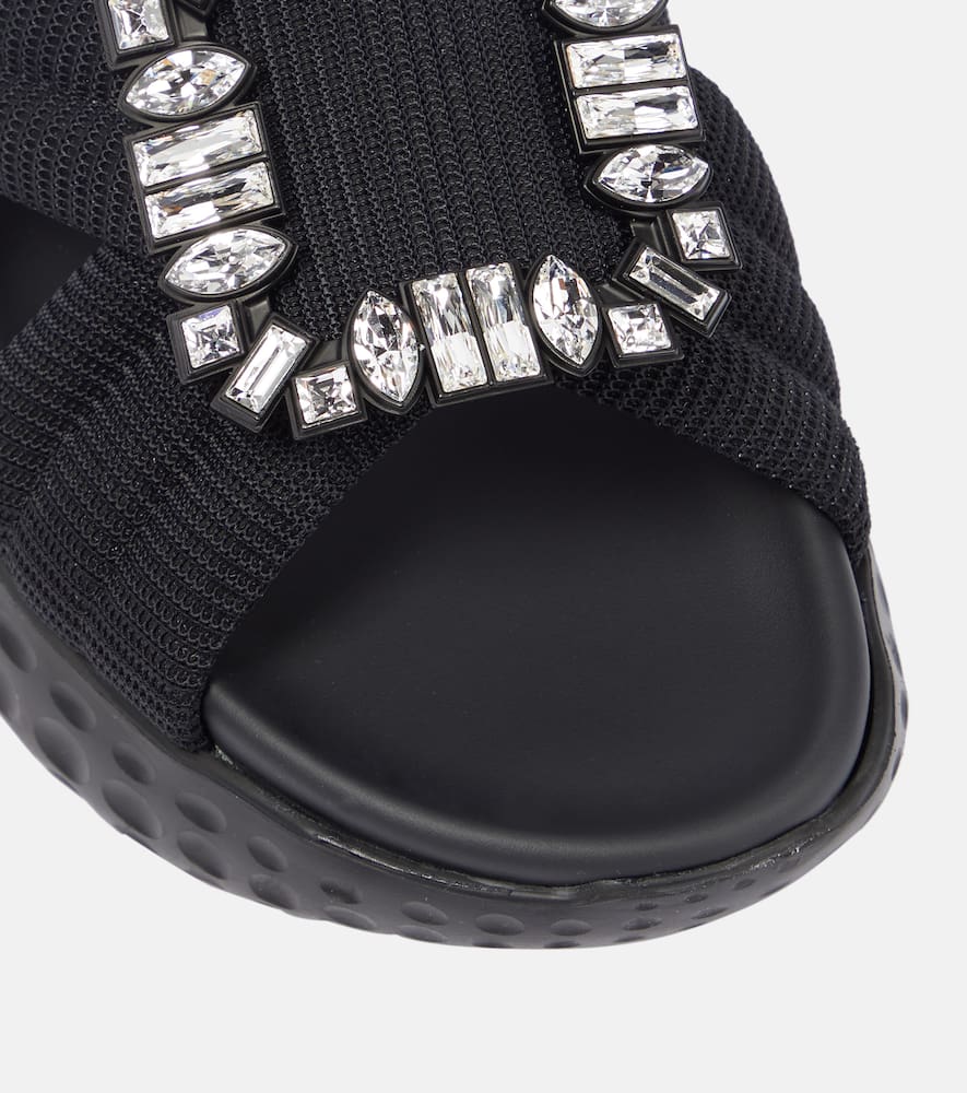 Roger Vivier Viv' Run embellished sandals