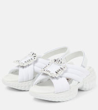 Roger Vivier Viv' Run embellished slingback sandals