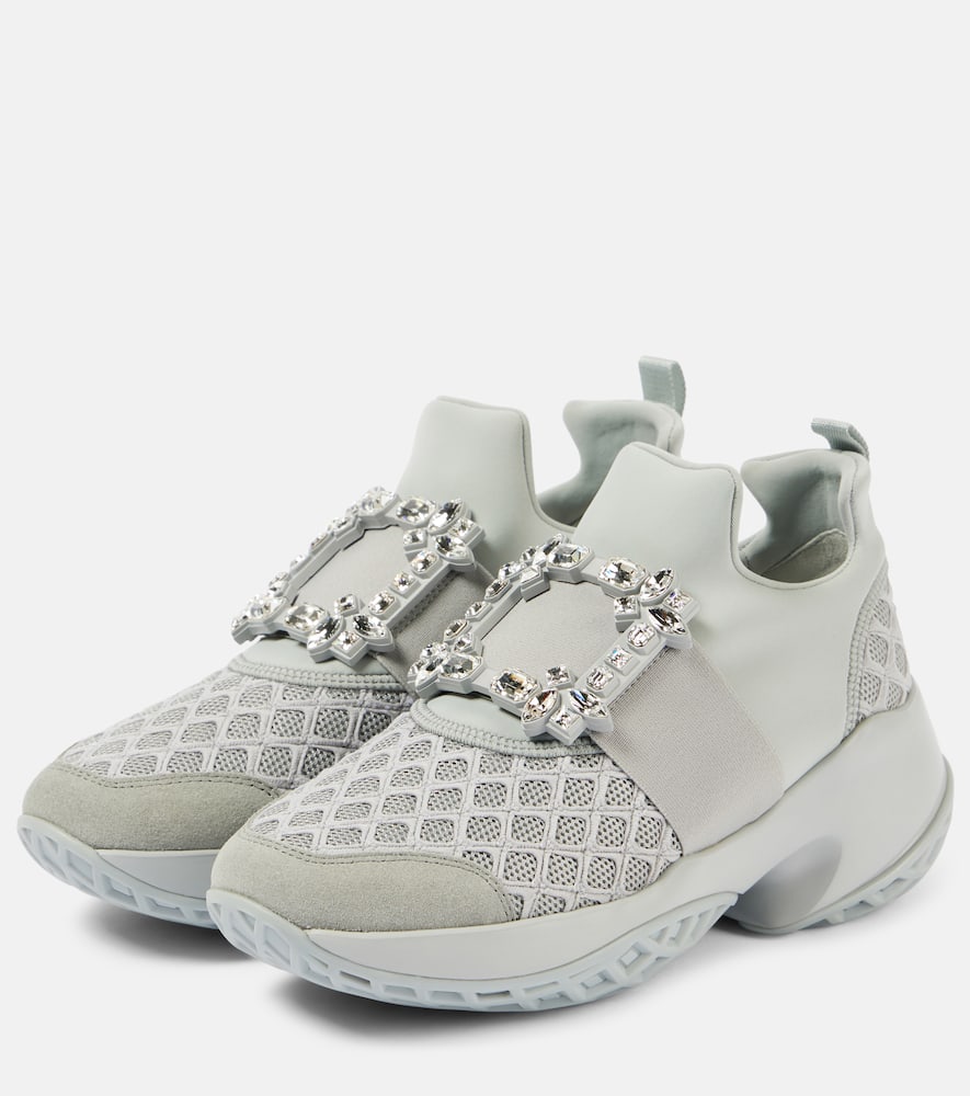 Roger Vivier Viv' Run embellished sneakers