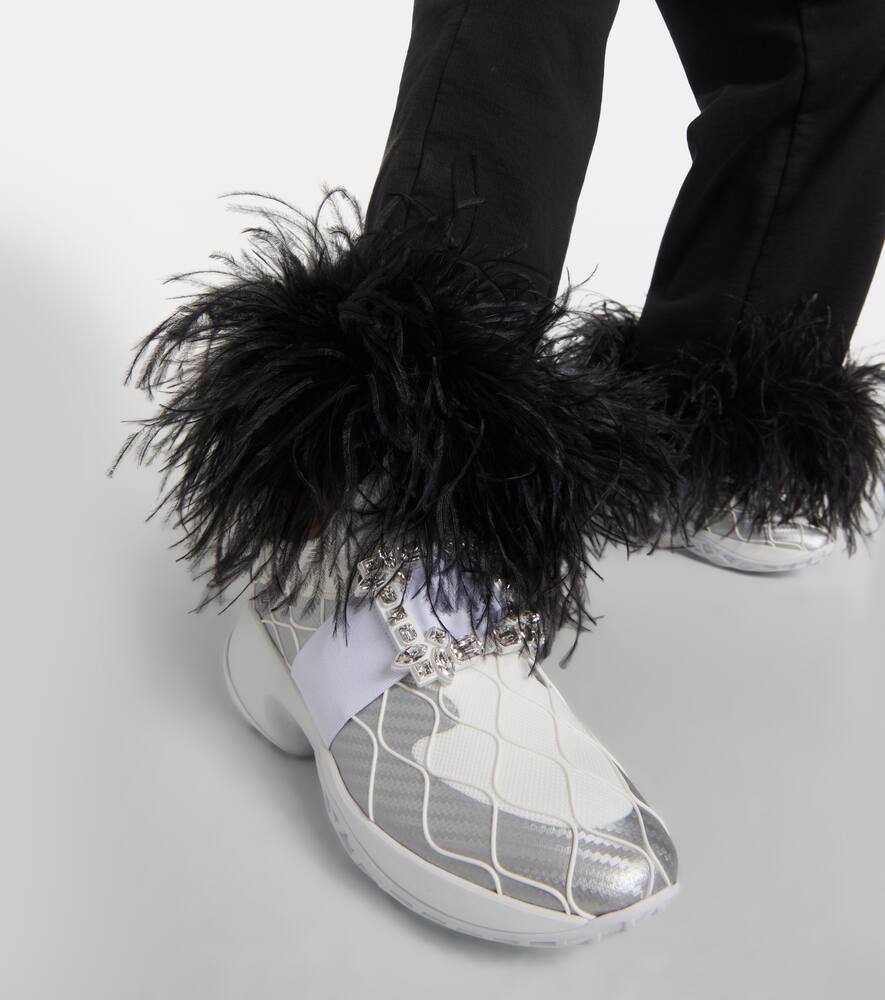 Roger Vivier Viv' Run embellished sneakers