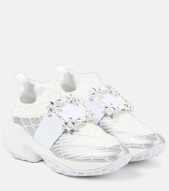 Roger Vivier Viv' Run embellished sneakers