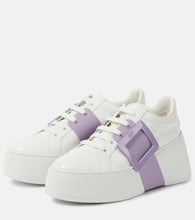 Roger Vivier Viv' Skate leather platform sneakers