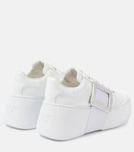 Roger Vivier Viv' Skate leather sneakers