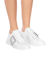 Roger Vivier Viv Skate leather sneakers