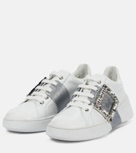 Roger Vivier Viv' Skate leather sneakers