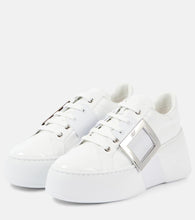 Roger Vivier Viv' Skate leather sneakers