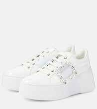 Roger Vivier Viv' Skate leather sneakers