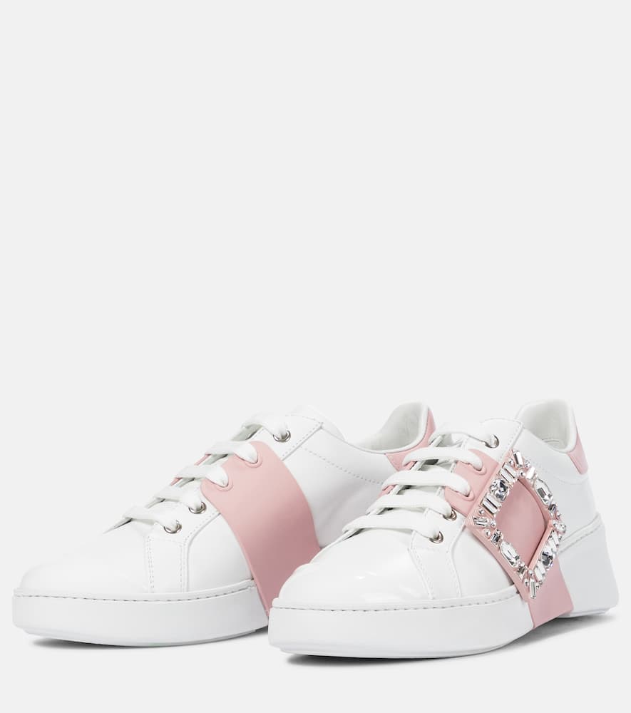 Roger Vivier Viv' Skate leather sneakers