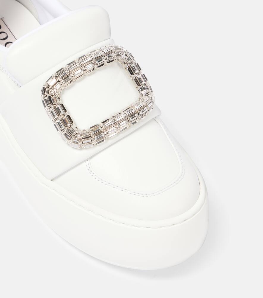 Roger Vivier Viv' Up leather slip-on sneakers