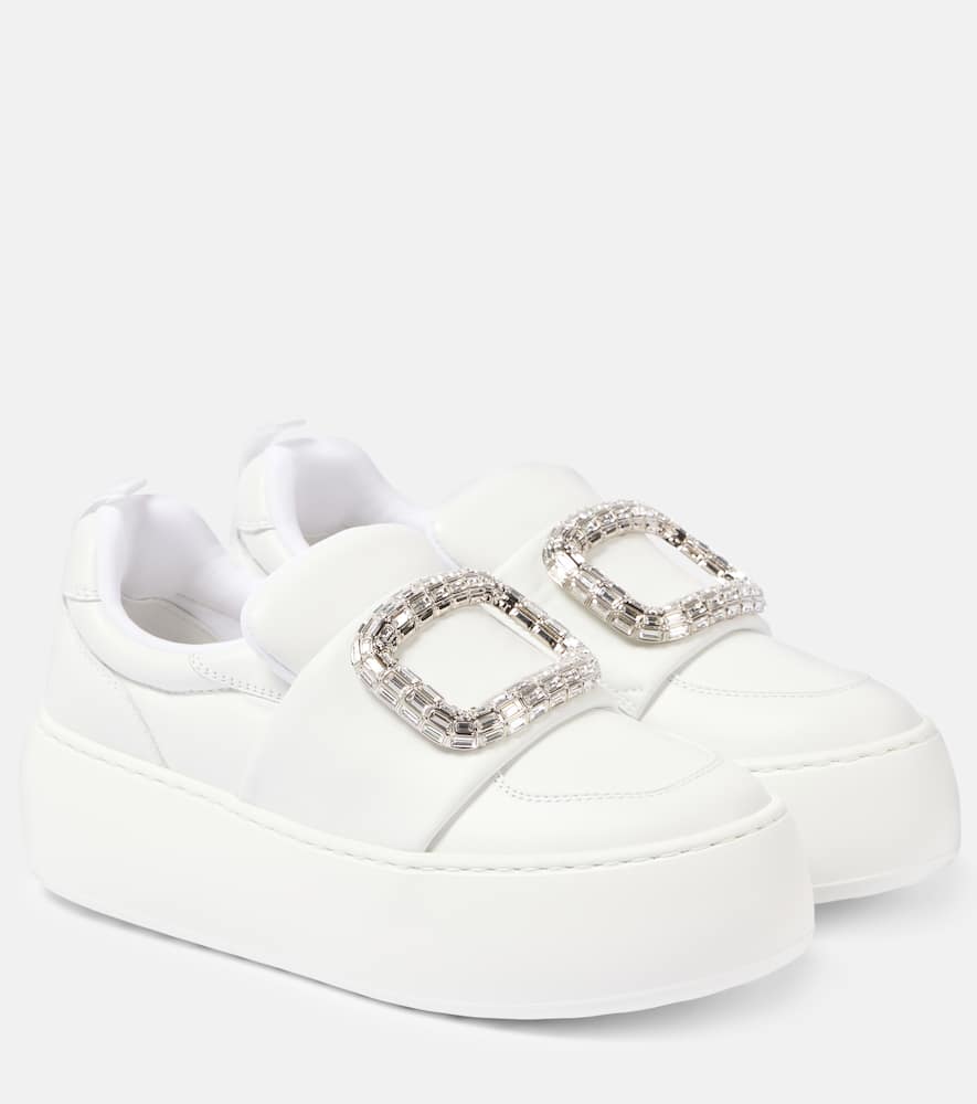Roger Vivier Viv' Up leather slip-on sneakers