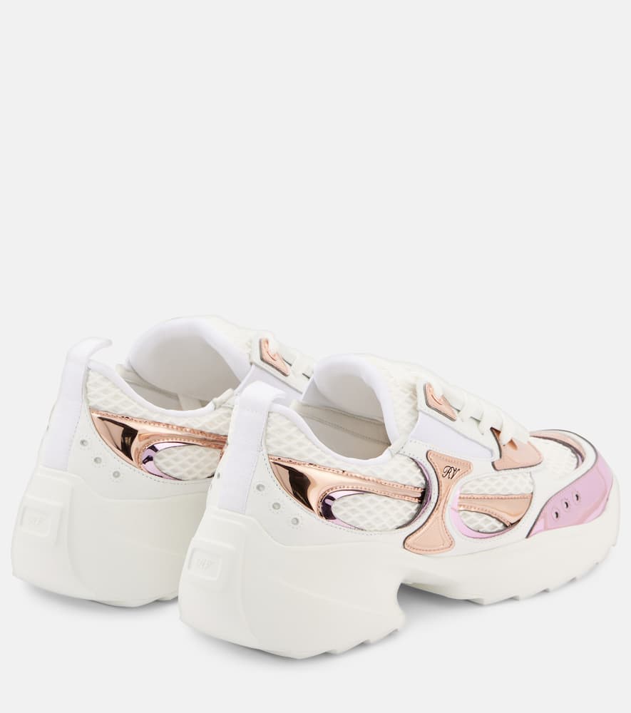 Roger Vivier Viv' on the Run leather sneakers