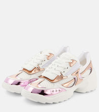 Roger Vivier Viv' on the Run leather sneakers