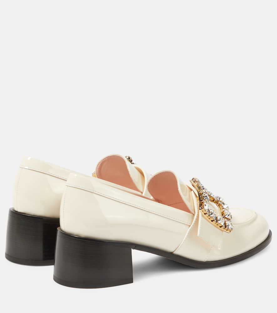Roger Vivier Viv√¢¬Ä¬ô Rangers patent leather loafer pumps