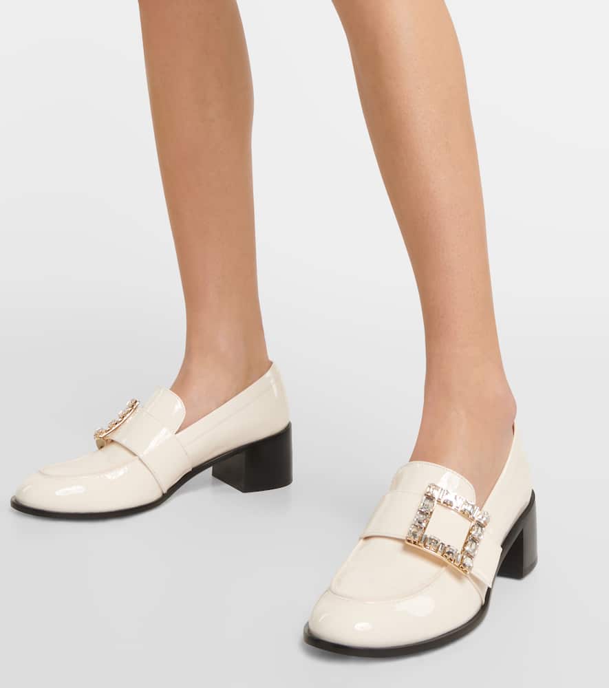 Roger Vivier Viv√¢¬Ä¬ô Rangers patent leather loafer pumps