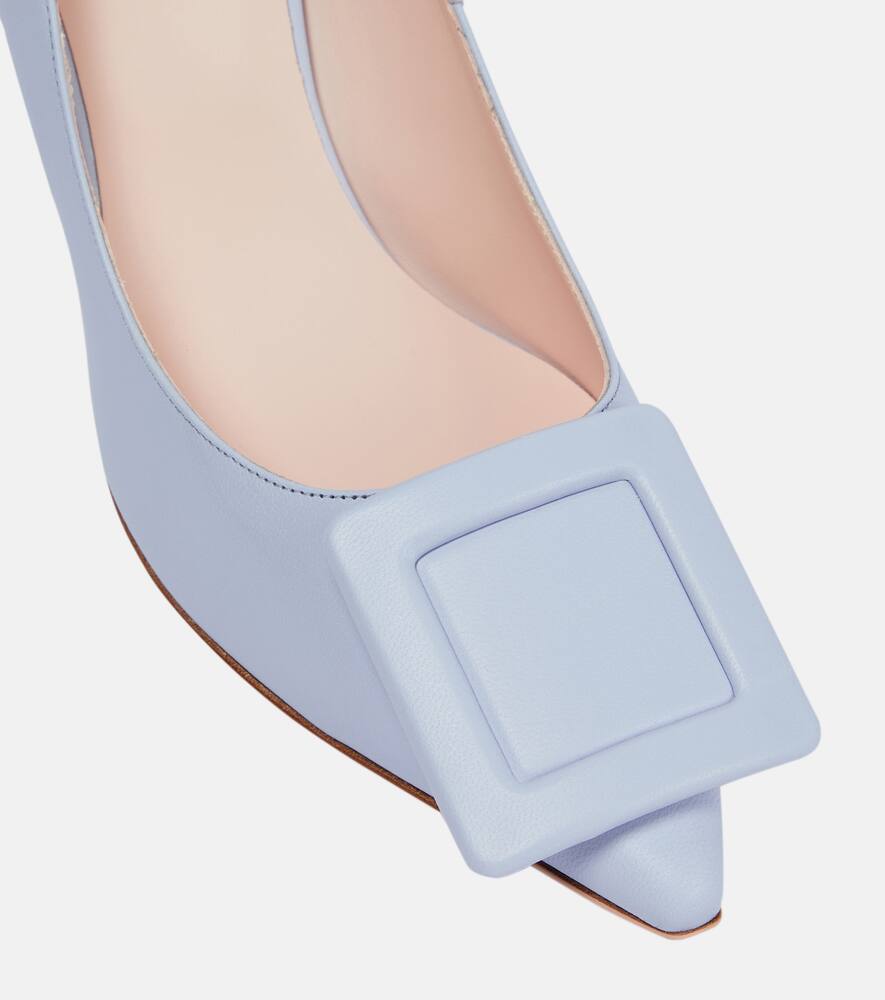 Roger Vivier Viv√¢¬Ä¬ò in the City leather pumps