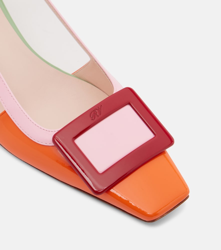 Multicoloured Roger Vivier Belle Vivier leather slingback pumps - Mid Heel Pumps