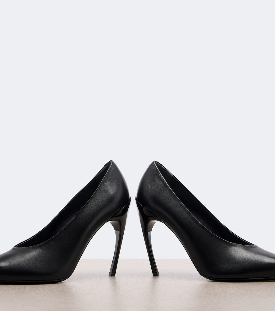 Black Roger Vivier Choc leather pumps - High-Heel Pumps