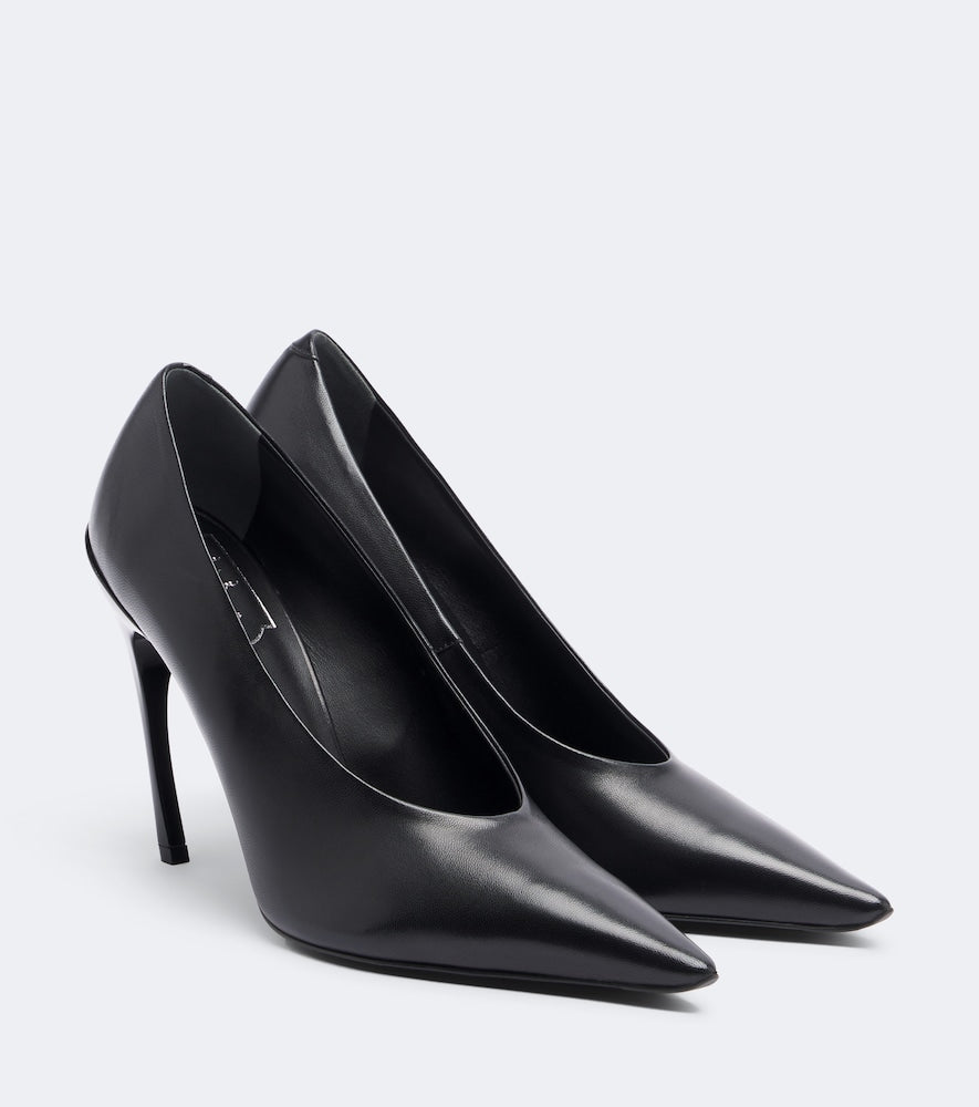 Black Roger Vivier Choc leather pumps - High-Heel Pumps