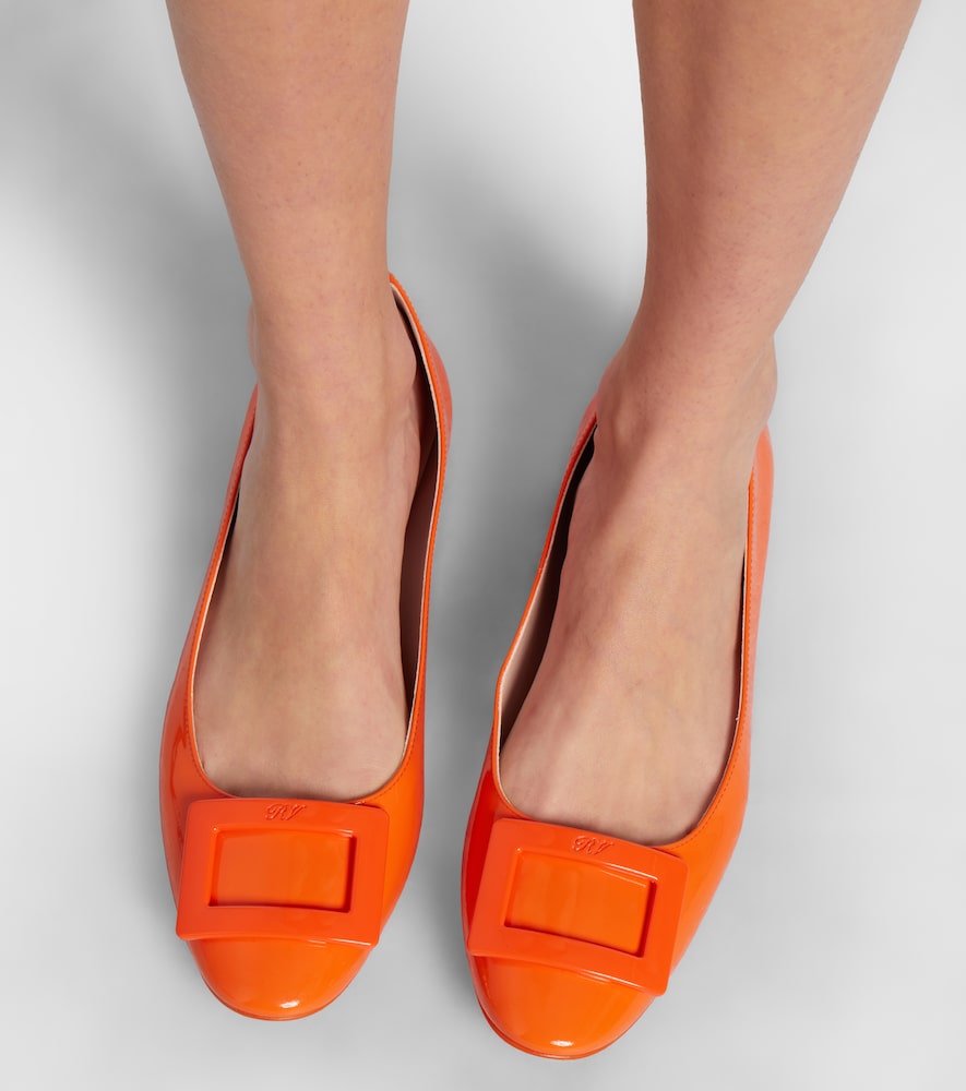 Roger Vivier Gommettine Roundy ballet flats (Orange) - Ballerina Flats