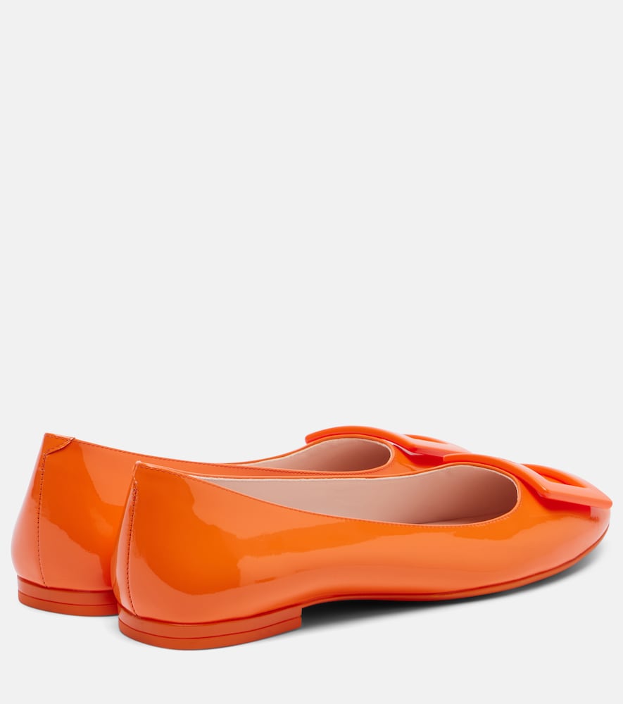 Roger Vivier Gommettine Roundy ballet flats (Orange) - Ballerina Flats