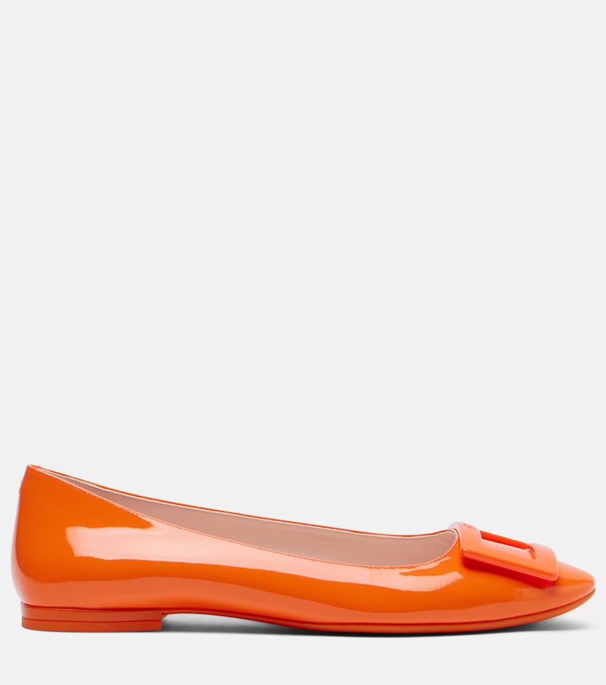 Roger Vivier Gommettine Roundy ballet flats (Orange) - Ballerina Flats