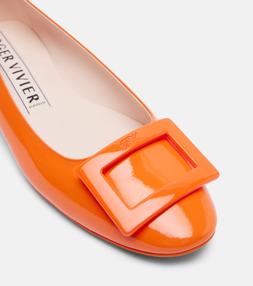 Roger Vivier Gommettine Roundy ballet flats (Orange) - Ballerina Flats