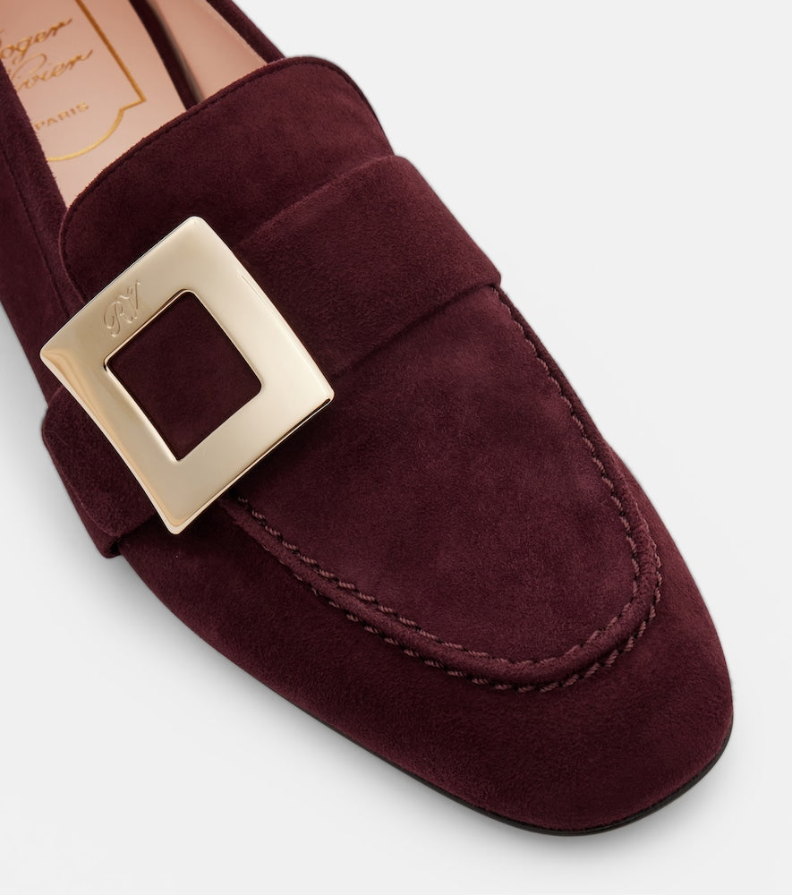 Roger Vivier Suede loafers in Burgundy - Loafers