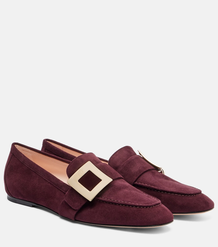 Roger Vivier Suede loafers in Burgundy - Loafers