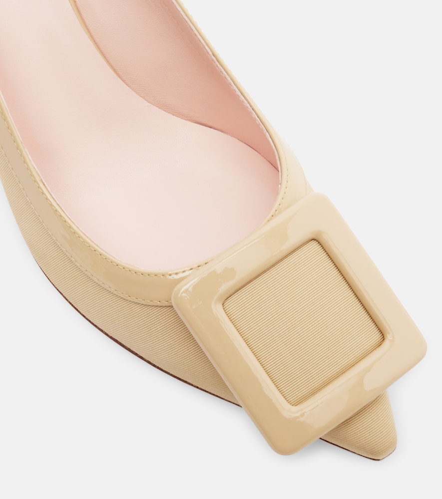 Roger Vivier Viv In The City 65 slingback pumps - Beige Mid Heel Pumps