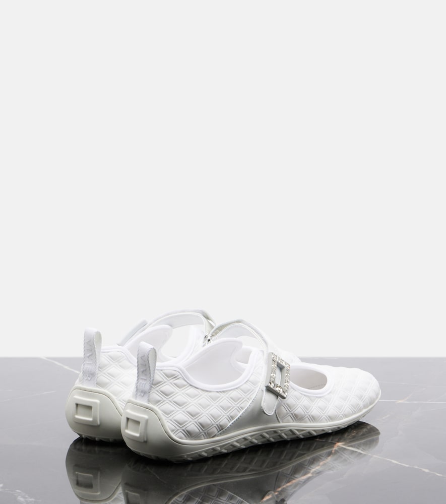 Roger Vivier Viv Low Mary Jane flats - White Ballerina Flats