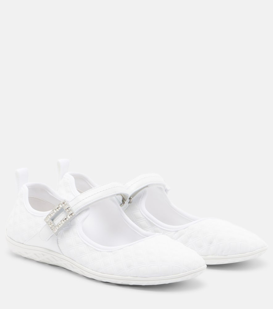 Roger Vivier Viv Low Mary Jane flats - White Ballerina Flats