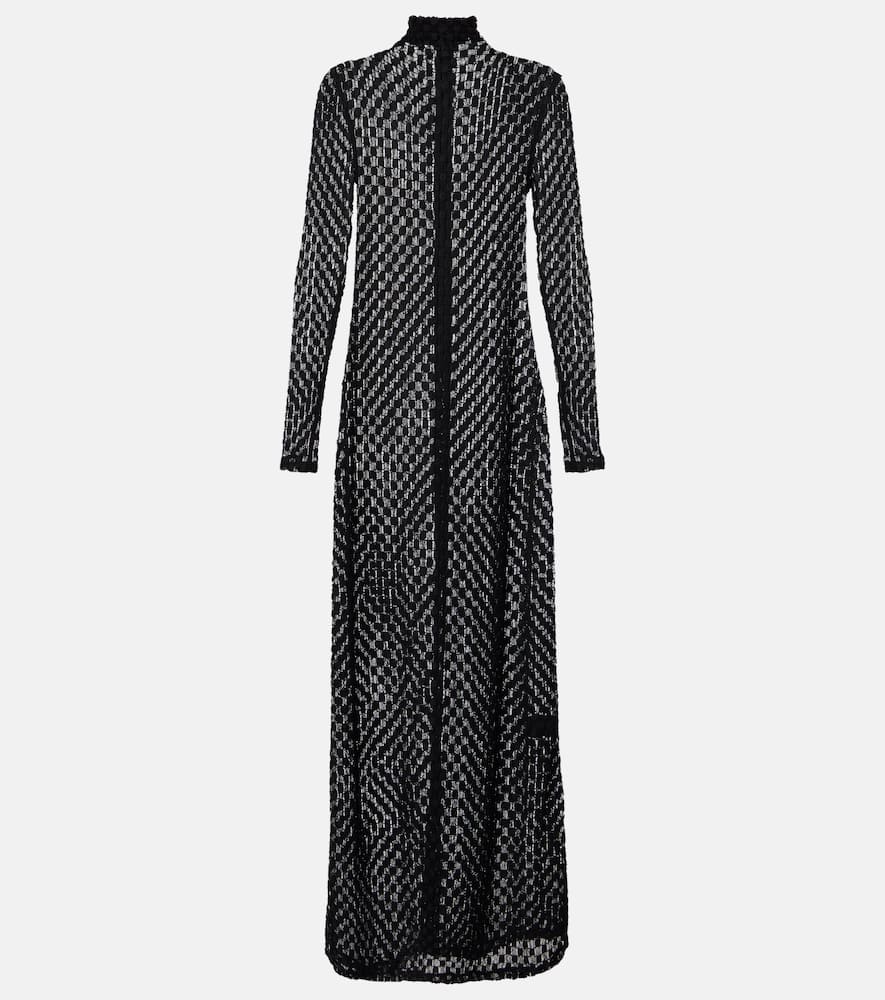 Rohe Cotton-blend lace maxi dress