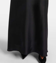 Rohe Silk-trimmed wool-blend gown