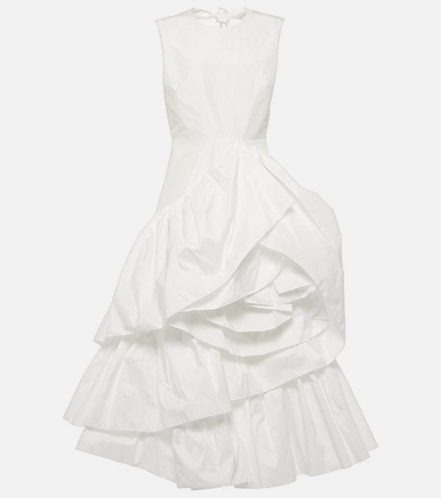 Roksanda Bridal Radica taffeta midi dress. Roksanda Bridal Radica 塔夫绸中长连衣裙