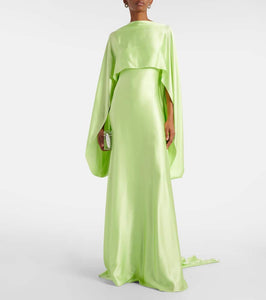 Roksanda Caped satin gown