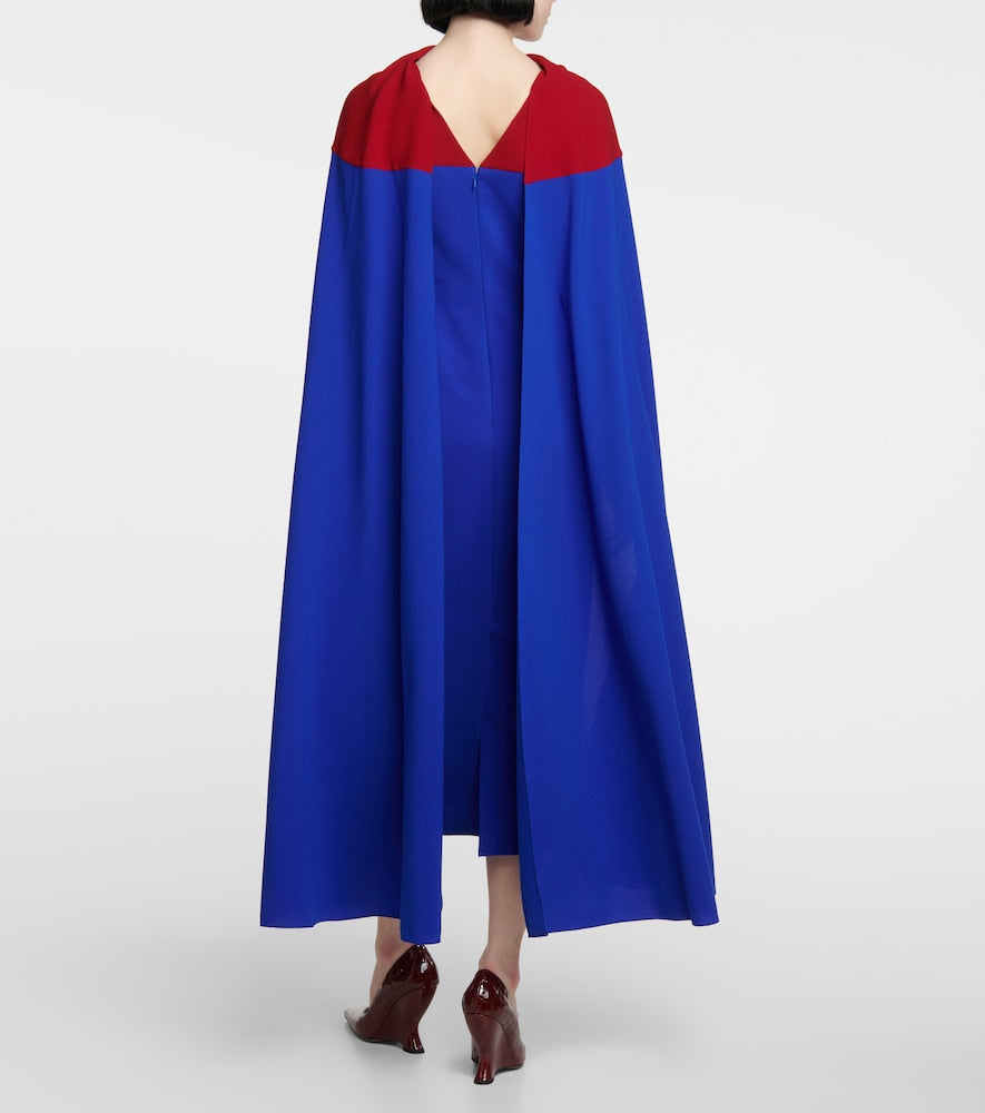 Roksanda Elina cape midi dress
