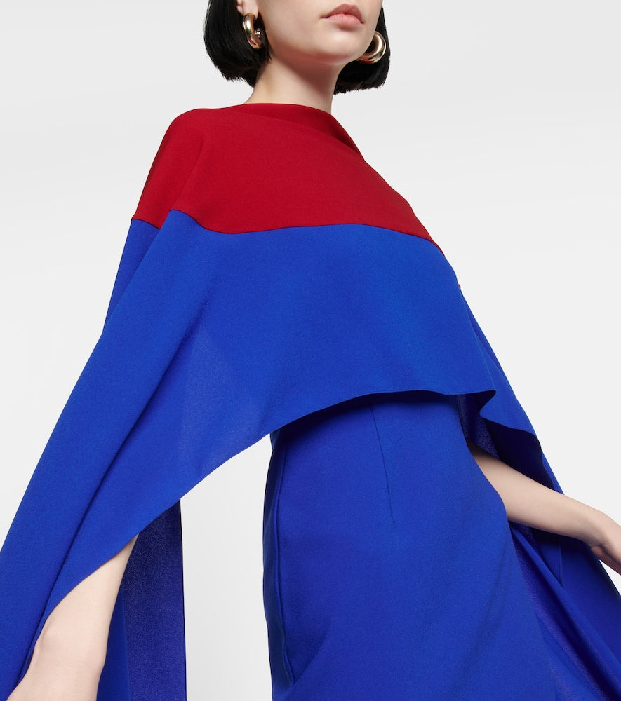 Roksanda Elina cape midi dress