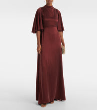 Roksanda Kalydria caped silk gown