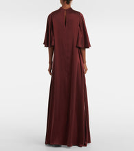 Roksanda Kalydria caped silk gown