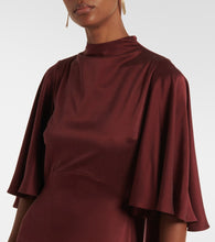 Roksanda Kalydria caped silk gown