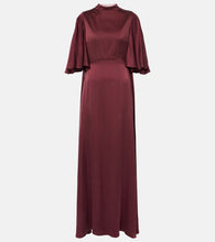 Roksanda Kalydria caped silk gown. Roksanda Kalydria 披肩丝绸礼服