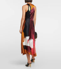 Roksanda Printed silk satin maxi dress
