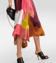 Roksanda Printed silk satin maxi dress