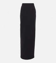 Roland Mouret Asymmetrical wool and silk maxi skirt - Roland Mouret 不对称羊毛真丝长裙