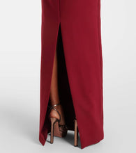 Roland Mouret Floral-appliqu√É¬© cr√É¬™pe gown